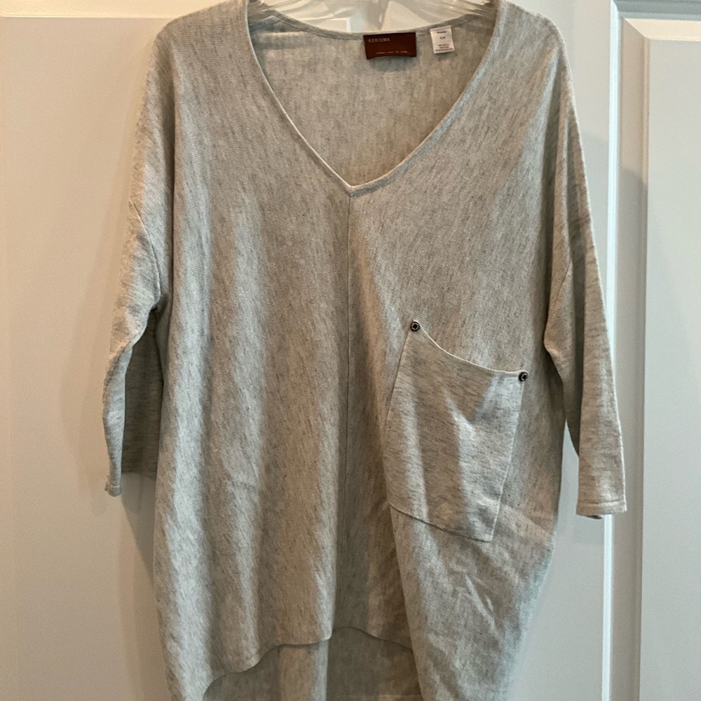 3/4 Sleeve Oversized Sweater